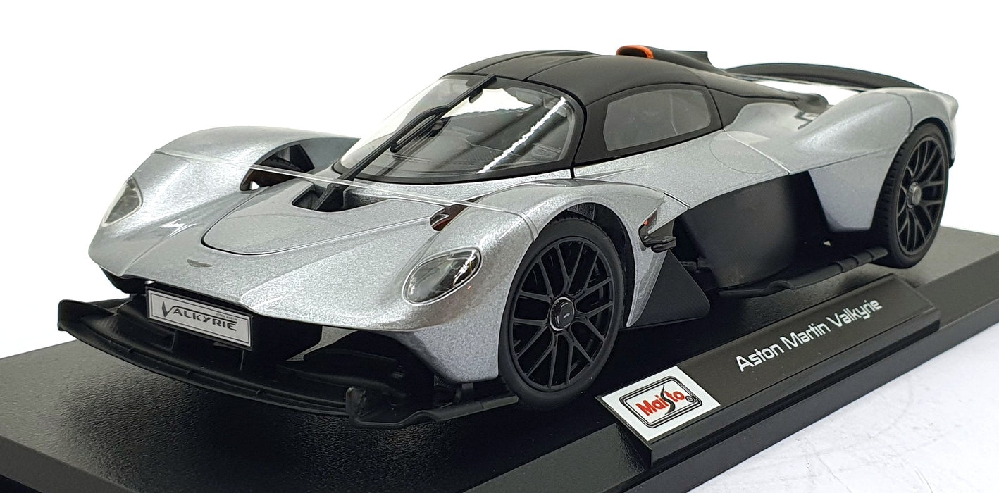 Maisto 1/18 Scale Diecast 46629 - Aston Martin Valkyrie - Silver