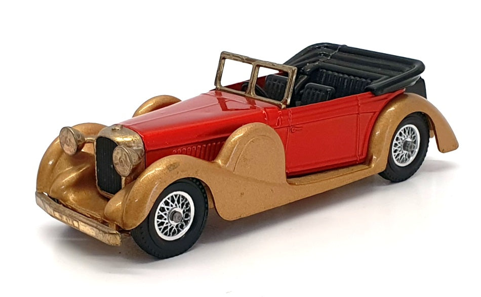 Matchbox Models of Yesteryear Y-11 - 1938 Lagonda D/Head Coupe - Met. Red/Gold