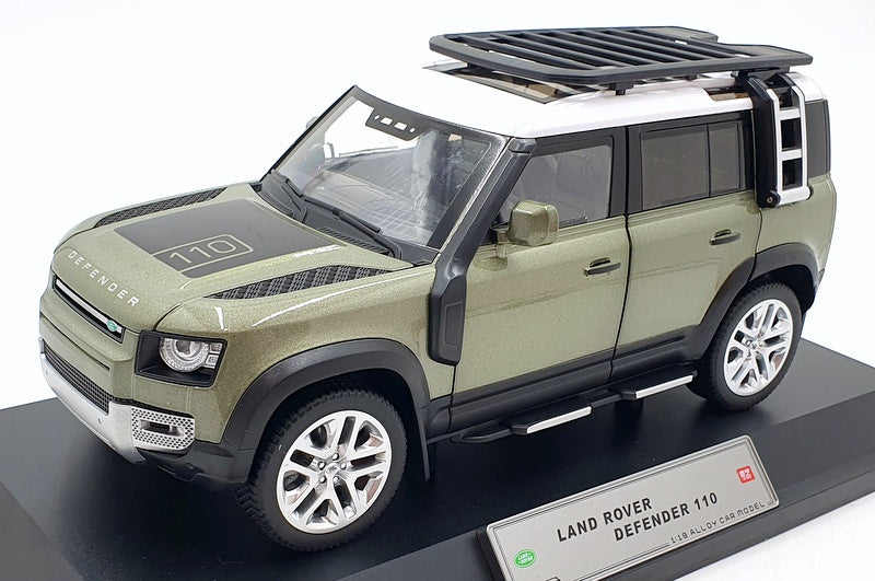 QY Toys 1/18 Scale Q1002A - Land Rover Defender 110 - Green