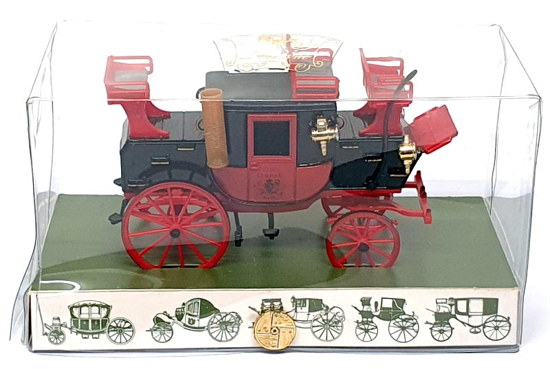 Brumm Historical 1/43 Scale No. 24 - 1827 Mail Coach - Red/Black
