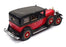 Franklin Mint 1/24 Scale 19626C - 1935 Mercedes Benz 770K - Red/Black