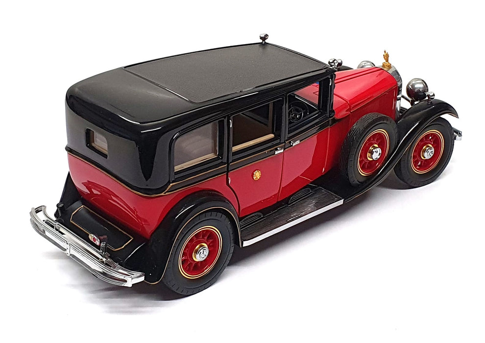Franklin Mint 1/24 Scale 19626C - 1935 Mercedes Benz 770K - Red/Black