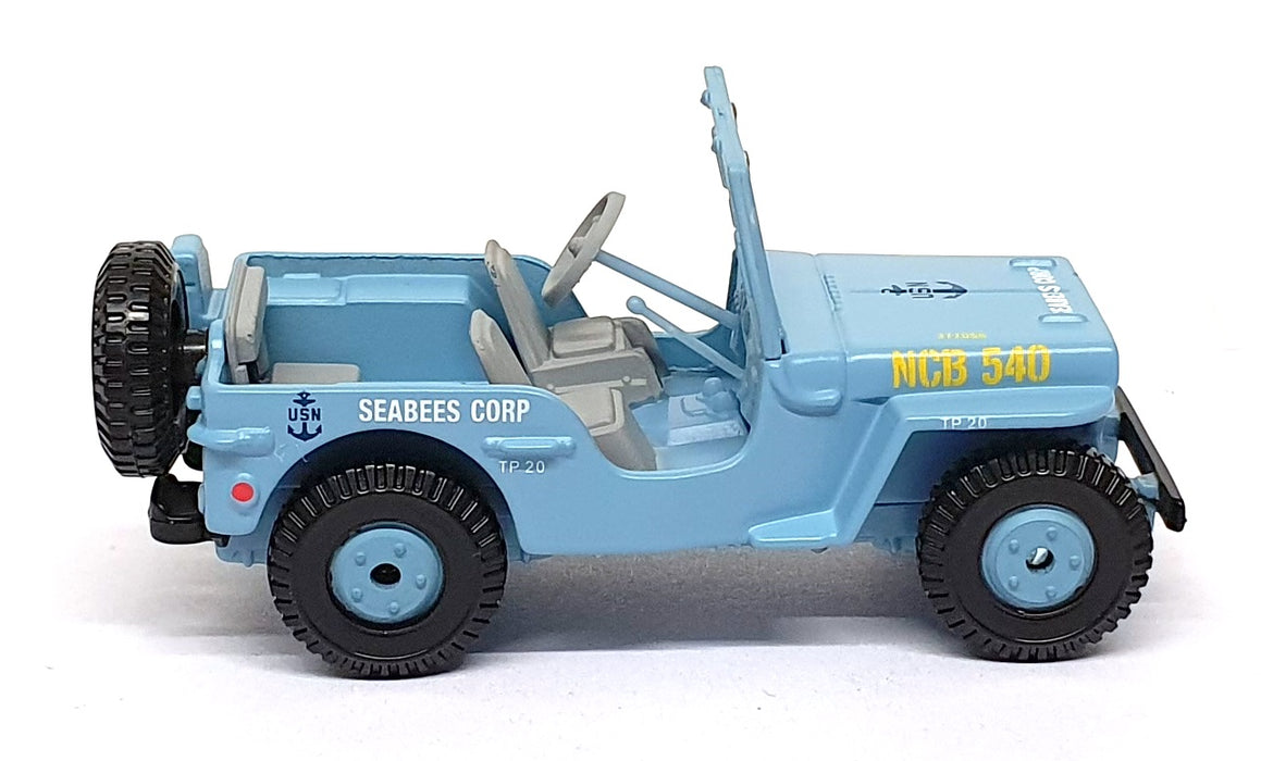 Corgi Military Legends CS90633 - Willys Jeep SeeBees US Navy - Lt. Blue