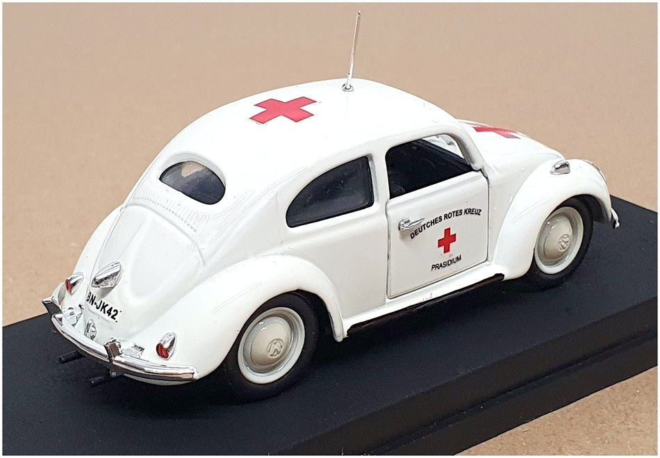 Rio Models 1/43 Scale SL086 - Volkswagen Beetle Deutche Red Cross - White