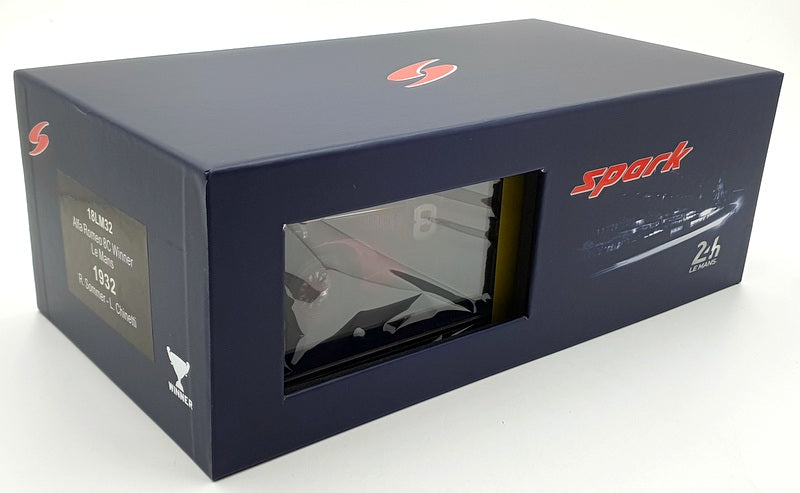 Spark 1/18 Scale Resin 18LM32 Alfa Romeo 8C Winner Le Mans 1932 R.Sommer