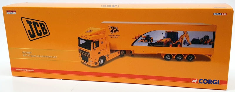 Corgi 1/50 Scale CC13237 - DAF XF Space Cab Exhibition Unit Truck - Yellow