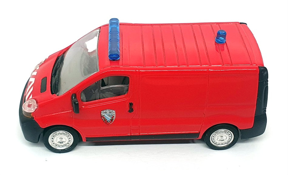 Solido Toner Gam I 9.5cm Long 2184 - Renault Trafic Pompiers Fire Van - Red