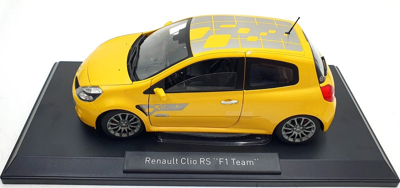 Norev 1/18 Scale Diecast 185236 - Renault Clio RS F1 Team 2007 Sirius Yellow