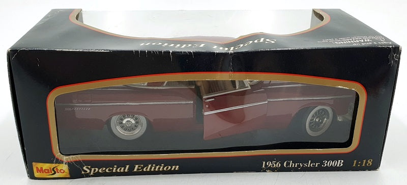 Maisto 1/18 Scale Diecast 31897 - 1956 Chrysler 300B - Maroon