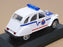 Guisval Appx 11cm Long GV02W - Citroen 2CV6 Spain Police - White/Blue