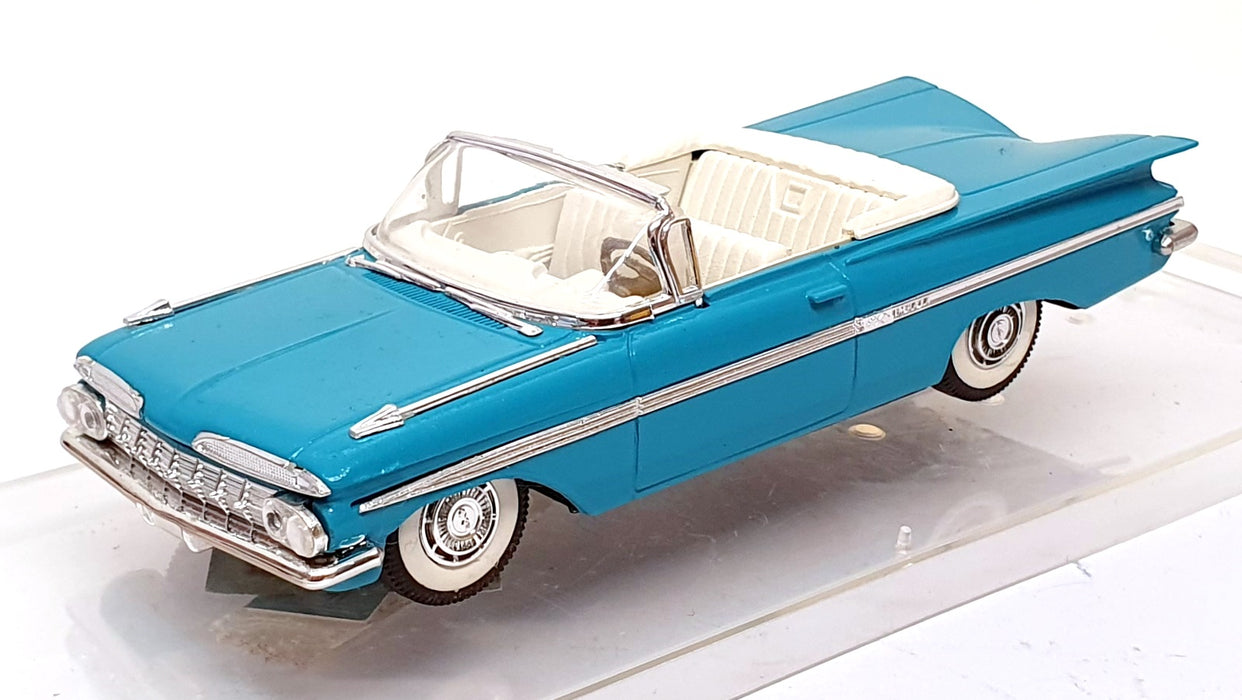 Vitesse 1/43 Scale 390 - 1960 Chevrolet Impala Open Convertible - Blue