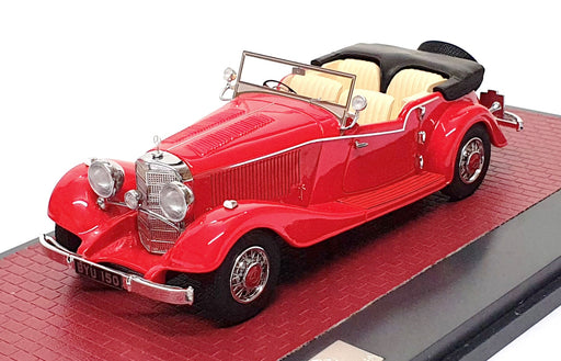 Matrix 1/43 Scale MX41302-141 - 1934 Mercedes Benz 500K Tourer Mayfair - Red