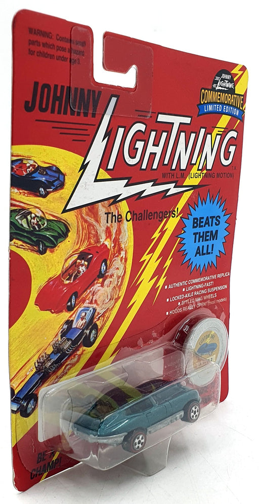 Johnny Lightning 1/64 Scale 100-200 The Challengers Custom XKE - Met. Green