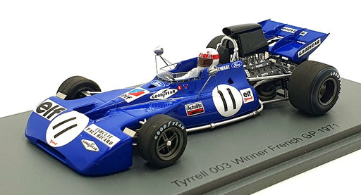 Spark 1/43 Scale S7232 - Tyrrell 003 French GP Winner F1 1971 #11