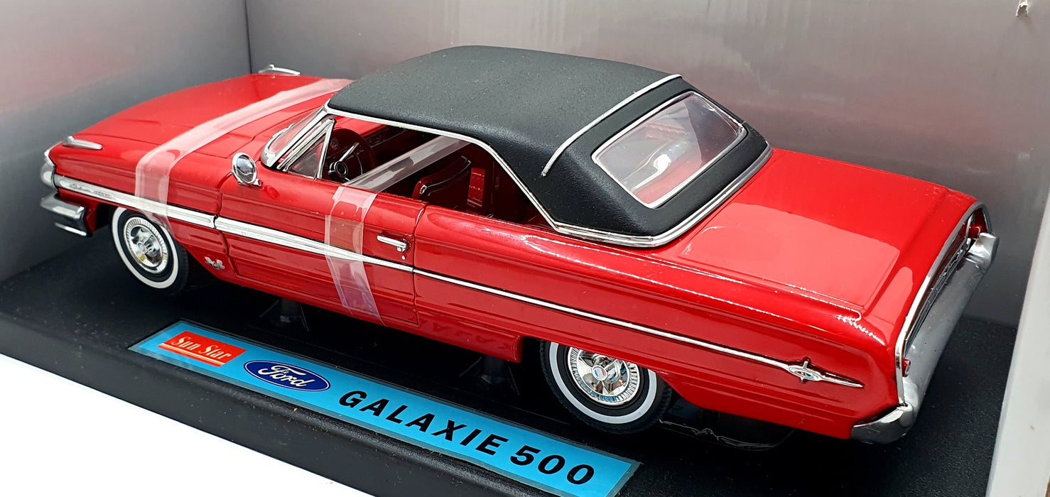 Sun Star 1/18 Scale Diecast 1440 - 1964 Ford Galaxie 500 - Red/Black