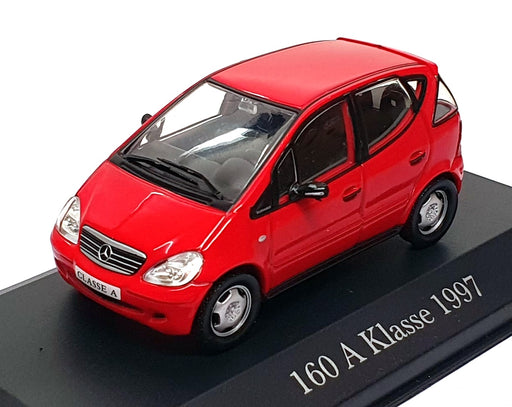 Altaya 1/43 Scale KL1997 - 1997 Mercedes Benz 160 A Klasse - Red