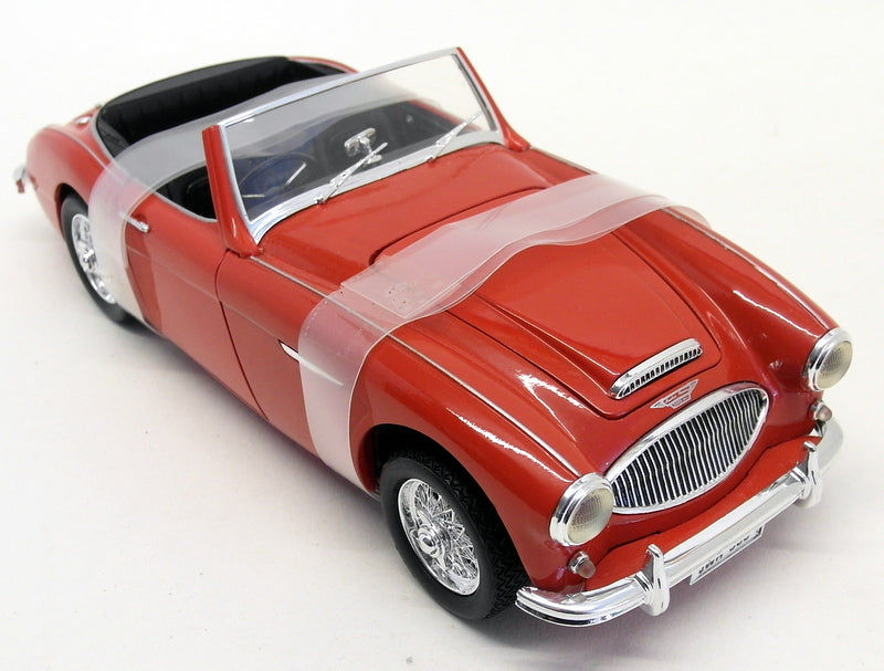 Ertl 1/18 Scale Diecast Model Car 7460 - 1961 Austin Healey 3000 Mk2 - Red