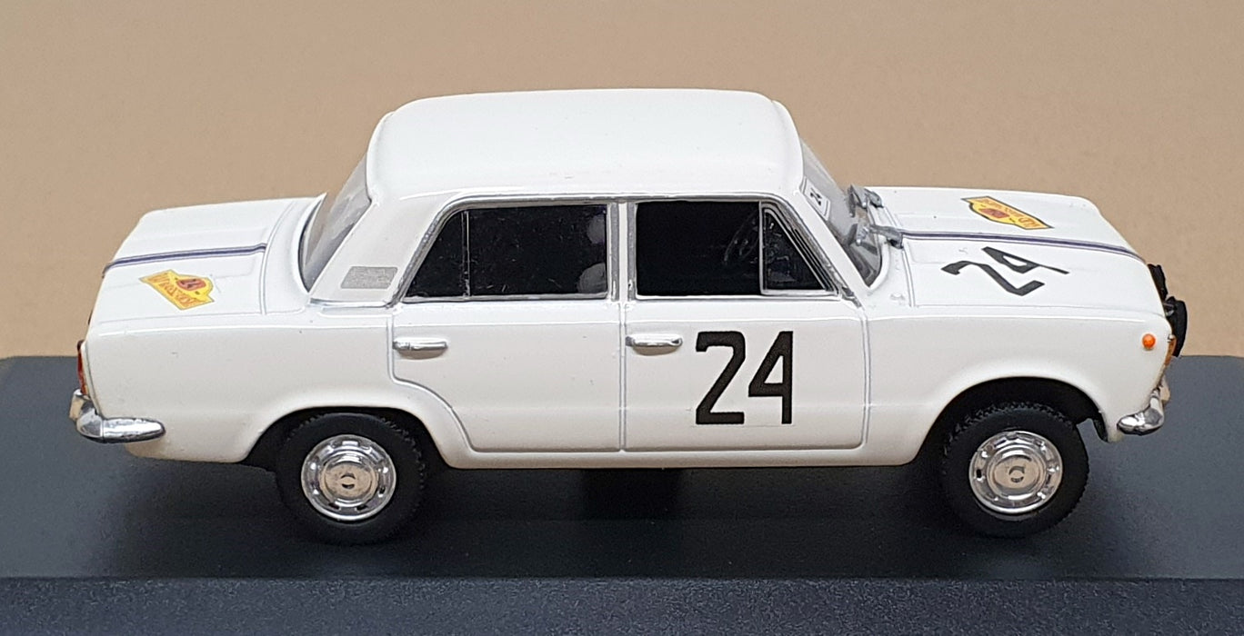 Foxtoys 1/43 Scale FOX032 - Fiat 125p #24 Warsaw Rally Car - White
