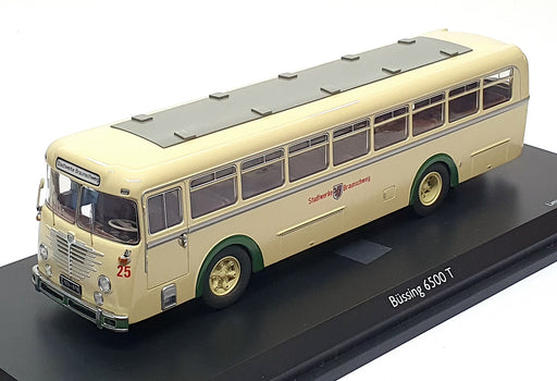 Schuco 1/43 Scale 03471 - Büssing 6500T Bus Stadwerke Braunschweig - Cream