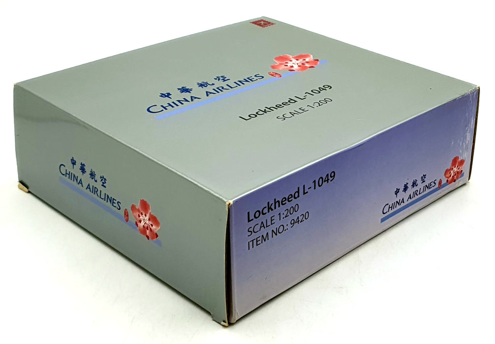 Hogan Wings 1/200 Scale Diecast 9420 - China Airlines Lockheed L-1049