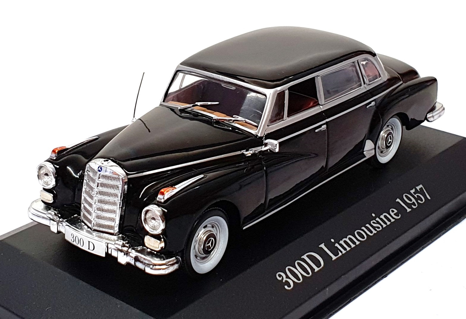 Altaya 1/43 Scale AL300D - 1957 Mercedes Benz 300D Limousine - Black