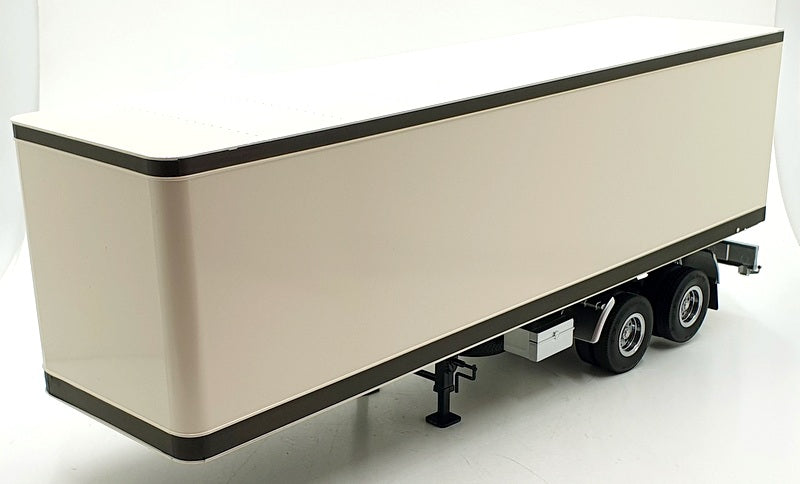 KK Scale Road Kings 1/18 Scale RK180163 - Semi Automatic Truck Trailer White