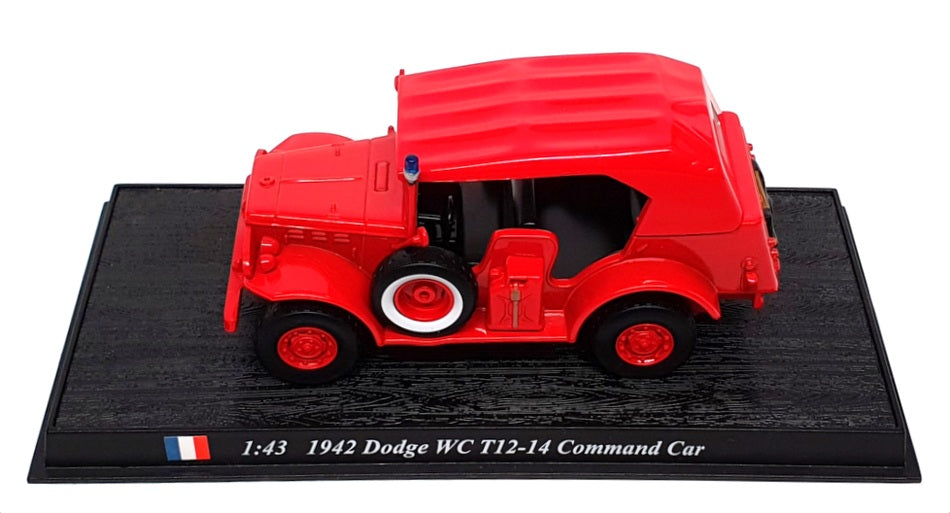Del Prado 1/43 Scale DP062 - 1942 Dodge WC T12-14 Command Fire Car - Red