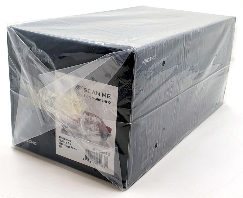 Kyosho 1/18 Scale Diecast 08957B Alfa Romeo Giulietta SV 1958 Targa Florio #24