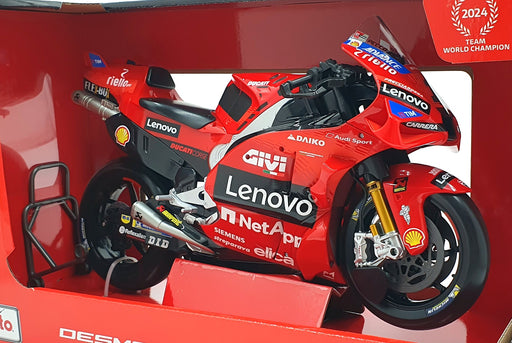 Maisto 1/6 Scale 32245 - Ducati Desmosedici Motorbike #1 GP 2004 - Bagnaia