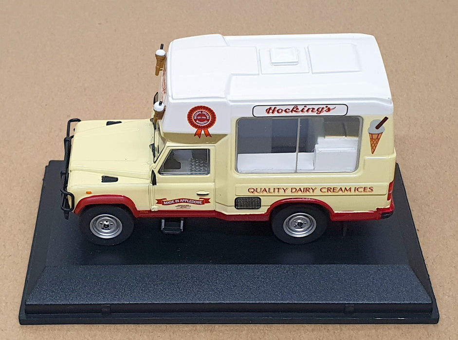 Oxford 1/43 Scale 43LIC001 - Land Rover Ice Cream Van Hocking's - Pale Yellow