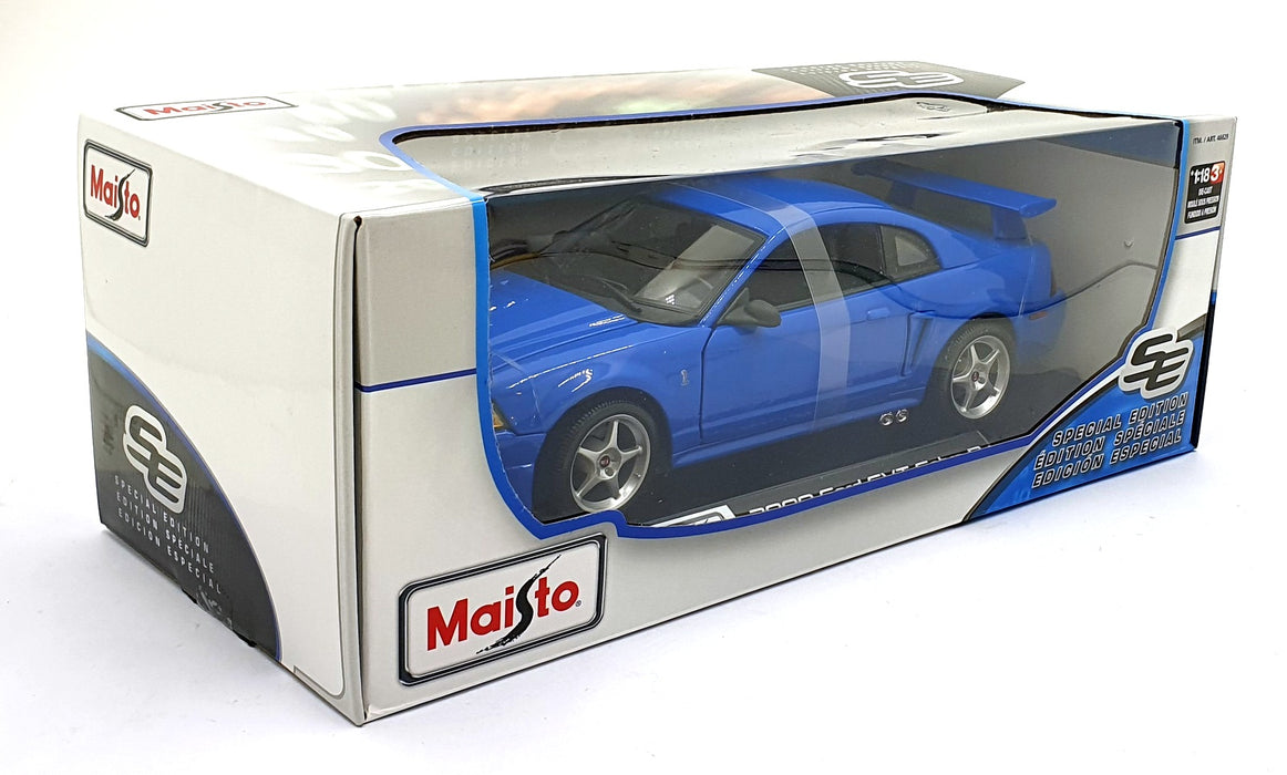 Maisto 1/18 Scale Diecast 46629 - 2000 Ford SVT Cobra R - Blue