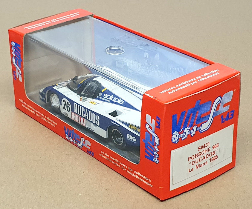 Vitesse 1/43 Scale SM31 - Porsche 956 Ducados #26 Le Mans 1985