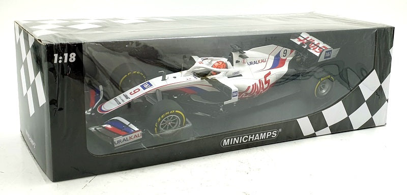 Minichamps 1/18 Scale 110 210109 Uralkali HAAS F1 Team VF-21 #9 Bahrain GP 2021