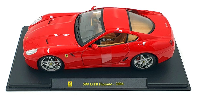 Burago 1/24 Scale Diecast 191223C- 2006 Ferrari 599 GTB Fiorano - Red