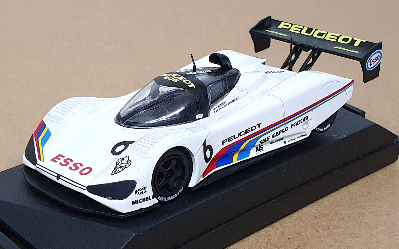 Vitesse 1/43 Scale 905N6 - Peugeot 905 #6 Rosberg/Dalmas/Jabouille
