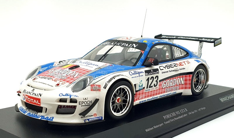 Minichamps 1/18 Scale 155 118923 - Porsche 911 GT3 R #123 24H Spa 2011
