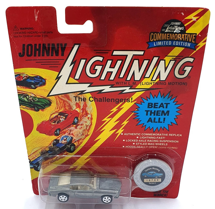 Johnny Lightning 1/64 Scale 100-162 - The Challengers Custom Mustang - Grey