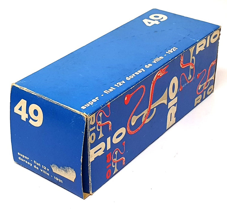 Rio Models 1/43 Scale 49 - 1921 Super Fiat 12V Dorsay De Ville - Black/Lt. Blue