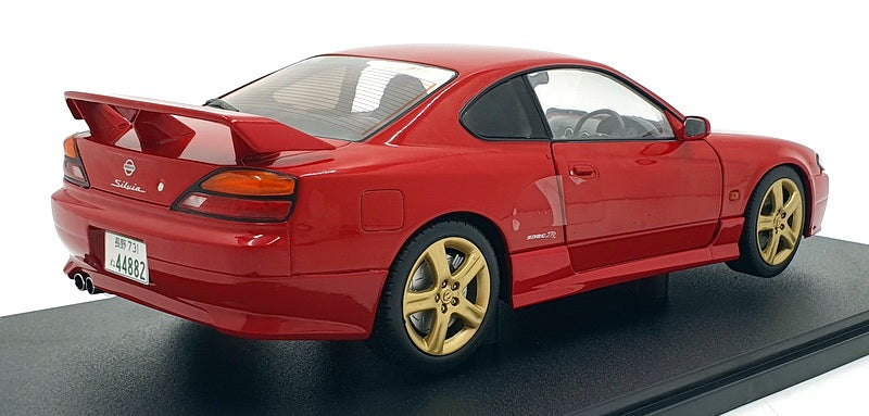 Solido 1/18 Scale Diecast S1812202 1999 Nissan Silvia S15 Spec R Aero Flame Red