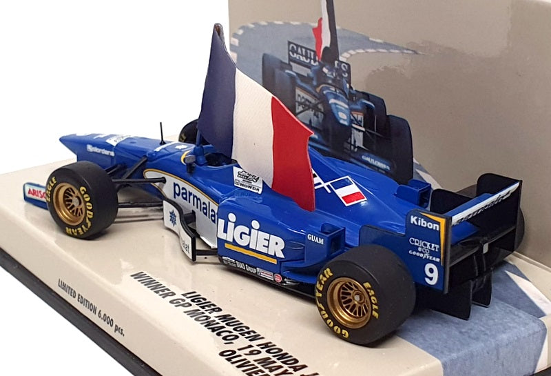Minichamps 1/43 Scale 430 960099 - F1 Ligier Honda Winner Monaco GP 1996 Panis