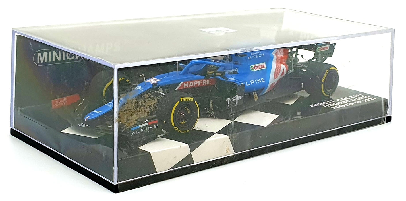Minichamps 1/43 Scale 417 210114 Alpine F1 Team A521 #14 Bahrain GP 2021