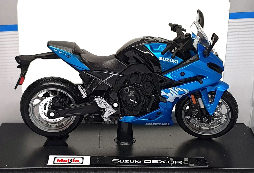 Maisto 1/18 Scale 34007-24906 - Suzuki CSX-8R Motorbike - Met. Blue