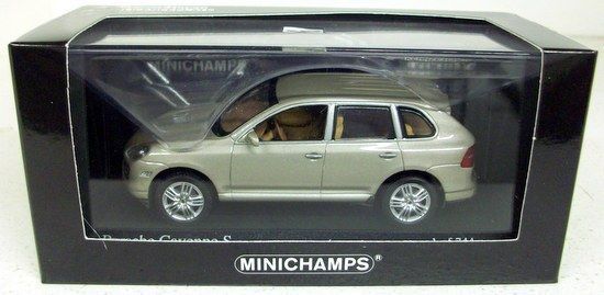 MINICHAMPS 1/43 - 400 066200 PORSCHE CAYENNE S 2007 - BEIGE METALLIC