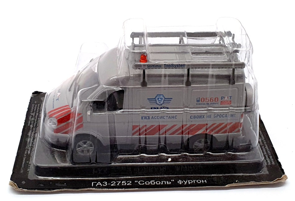 Altaya 1/43 Scale Diecast 28921F - GAZ 2752 Van - Grey
