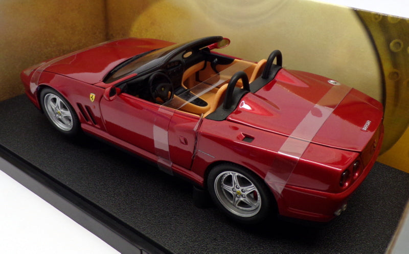 Hot Wheels 1/18 Scale 57311 - Ferrari 550 Barchetta - Metallic Red