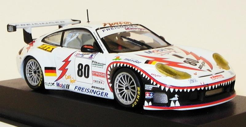 Minichamps 1/43 Scale Model Car 400 026980 - Porsche 911 GT3 RS Le Mans 24h 2002