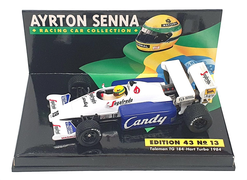 Minichamps Senna Collection 1/43 Scale No.13 - F1 Toleman TG 184 Hart Turbo 1984