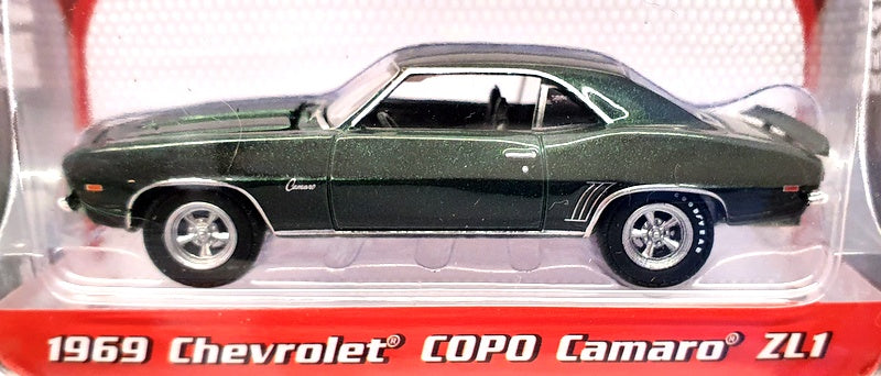 Greenlight 1/64 Scale Model Car 37220-B - 1969 Chevrolet COPD Camaro ZL1 - Green