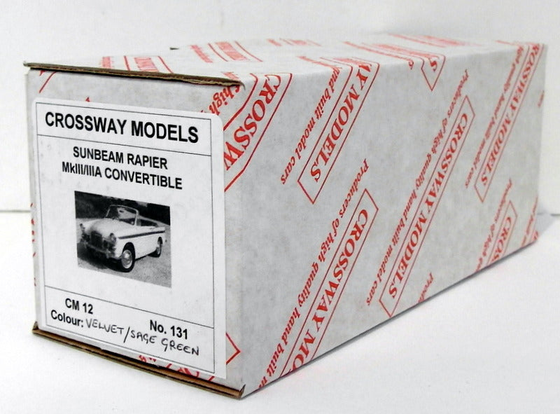 Crossway Models 1/43 Scale CM12 - Sunbeam Rapier MkIII/IIIA - Velvet Sage Green