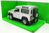 WELLY 1/24 SCALE - 22498W - LAND ROVER DEFENDER - SILVER